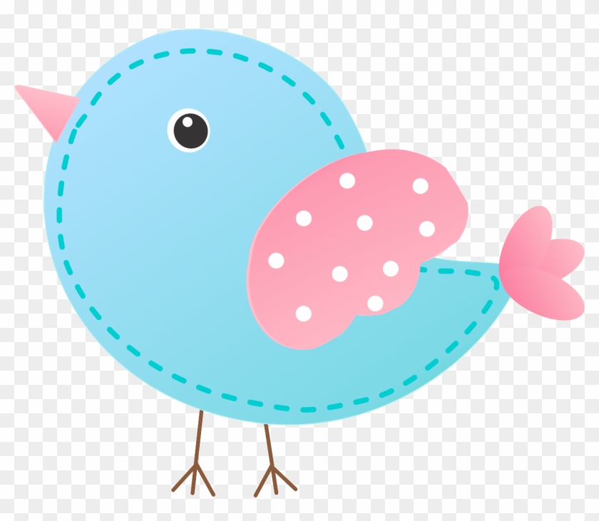 Cute Birds Clip Art - Dibujo De Pajarito Tierno #323648