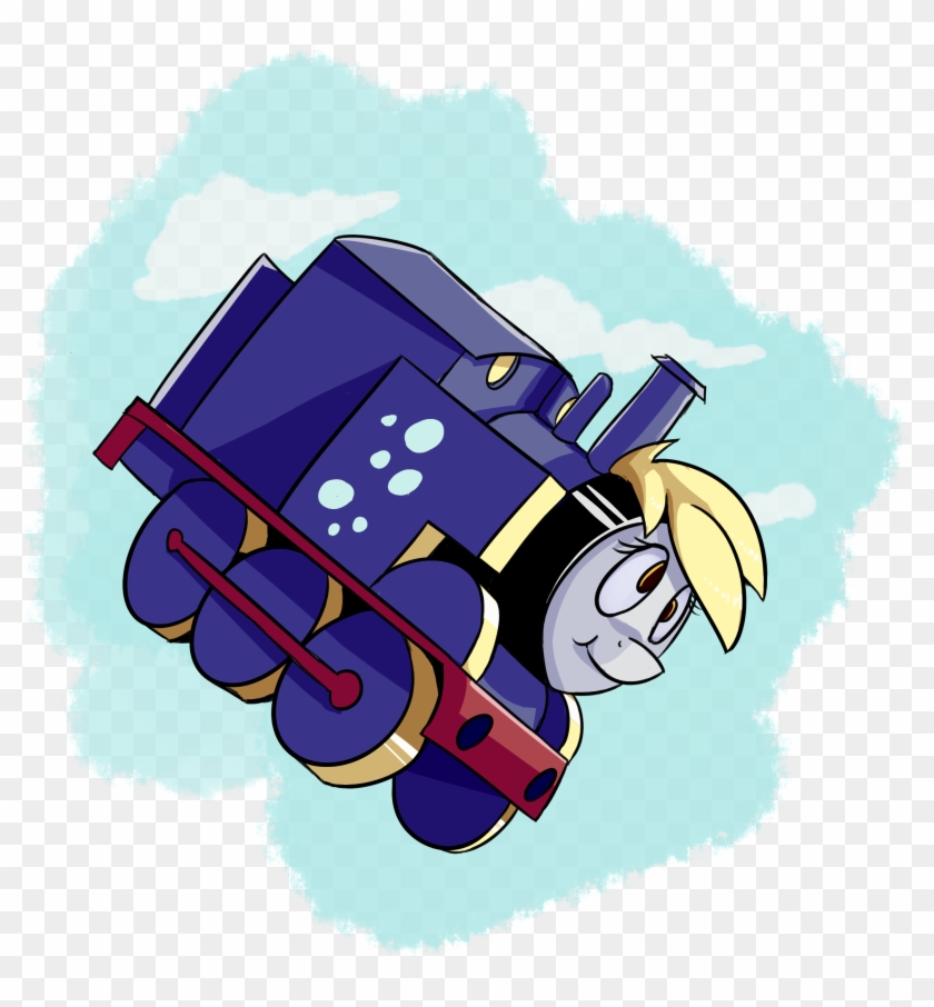 Impcjcaesar, Crossover, Derpy Hooves, Female, Locomotive, - Cartoon #323751