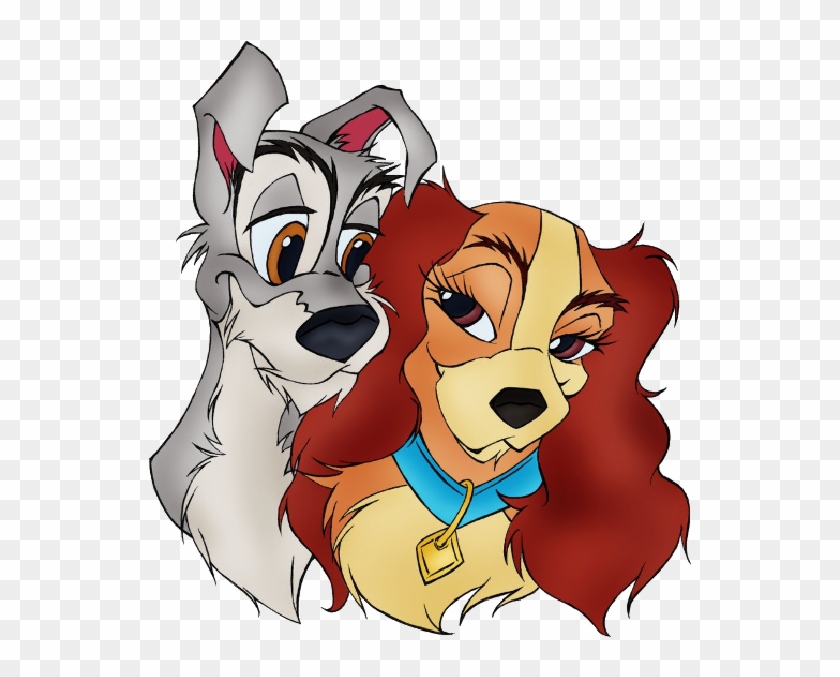 Cute Dogs Cartoon Animal Images - Lady And The Tramp Colors #323805
