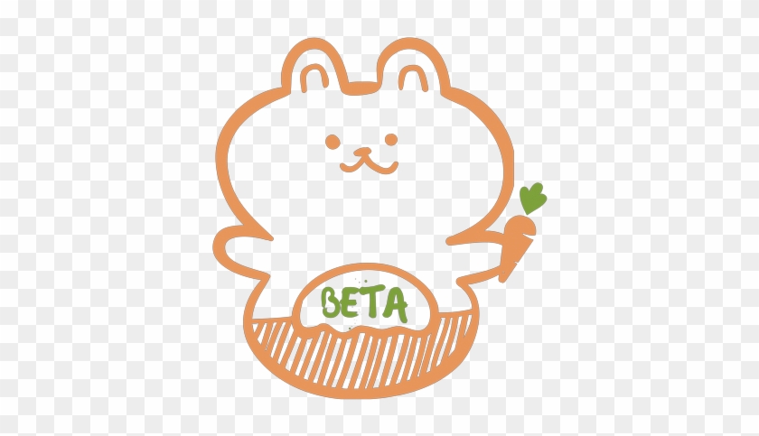 Beta Bunny Is Oh So Cute And A Visual Pun For Beta - Portable Network Graphics #323850