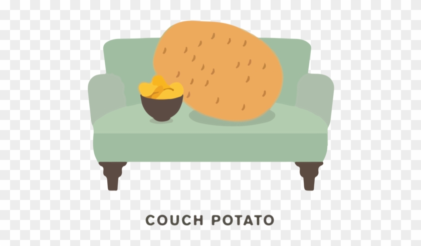 Potato Pun - Couch Potato Illustration #323875