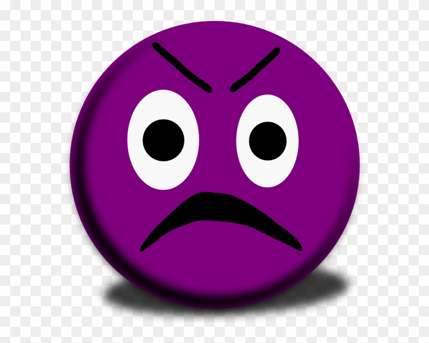 Purple Angry Face Emoji #323944