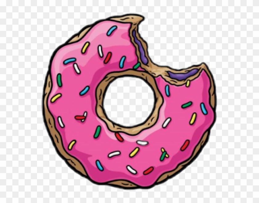 Transparent Doughnut - Simpsons Donut Png #323991