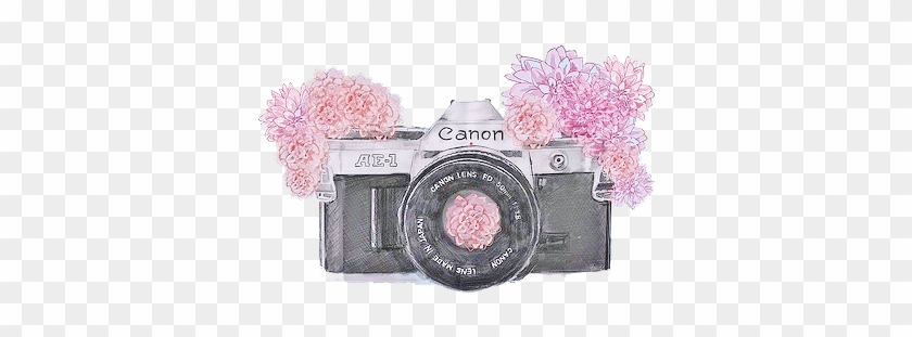 28 Collection Of Canon Camera Drawing Tumblr - Overlays Transparent Tumblr Cameras #324031