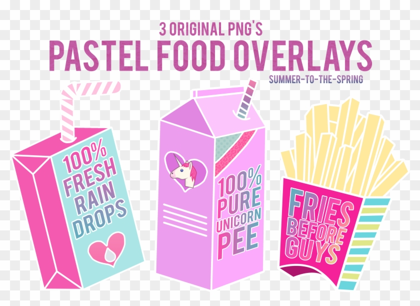 Pastel Food Overlays By Summer - Pastel Png #324038