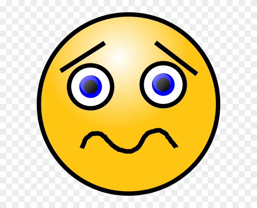 Shocked Sad Face Clipart - Smiley Face Clip Art #324065