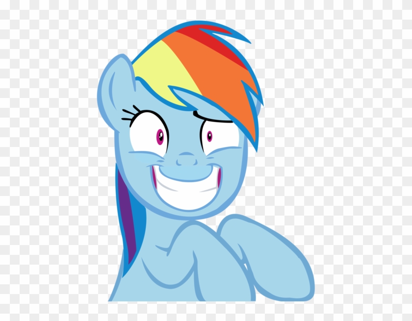 Rainbow Dash Crazy Face Vector By Agilescramble - My Little Pony Crazy Rainbow Dash #324166