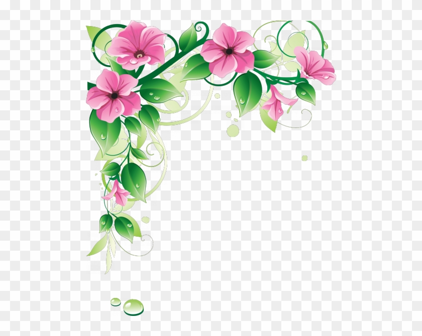 Цветы Розовые - Flowers On The Side #324176