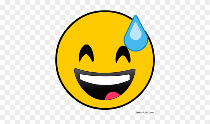 Laughing Face With Sweat Clip Art - Homer Laughlin China 0210-bc-5083 - Shamrock Plates #324184