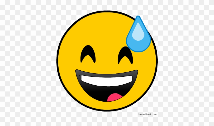Laughing Face With Sweat Clip Art - Homer Laughlin China 0210-bc-5083 - Shamrock Plates #324184