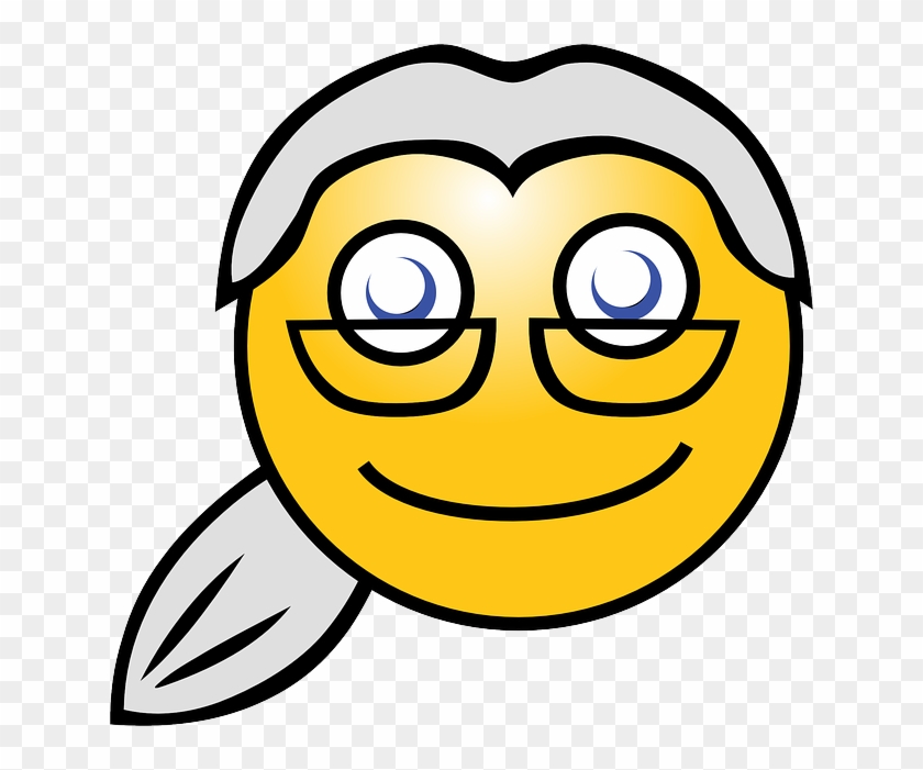 Smiley Face Old Woman #324196