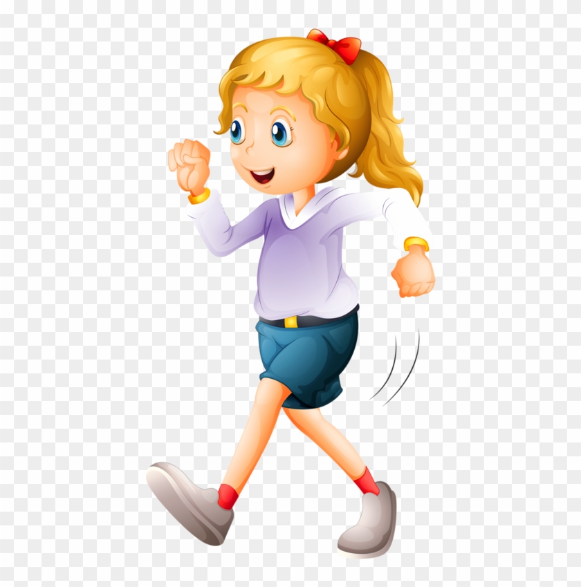 Sport Clipart Sports Shop - Girl Walking Clipart #324227