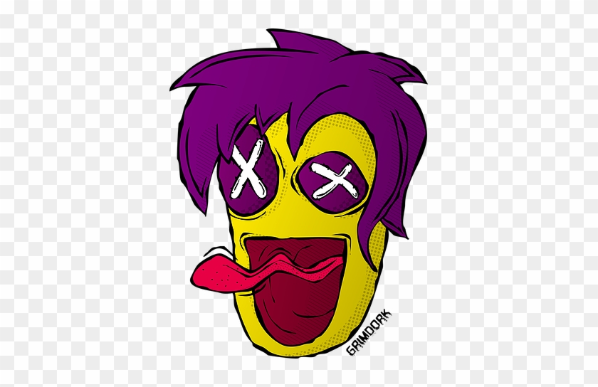 Crazy Face Vector Art By Grimdork - Vector Graphics #324244