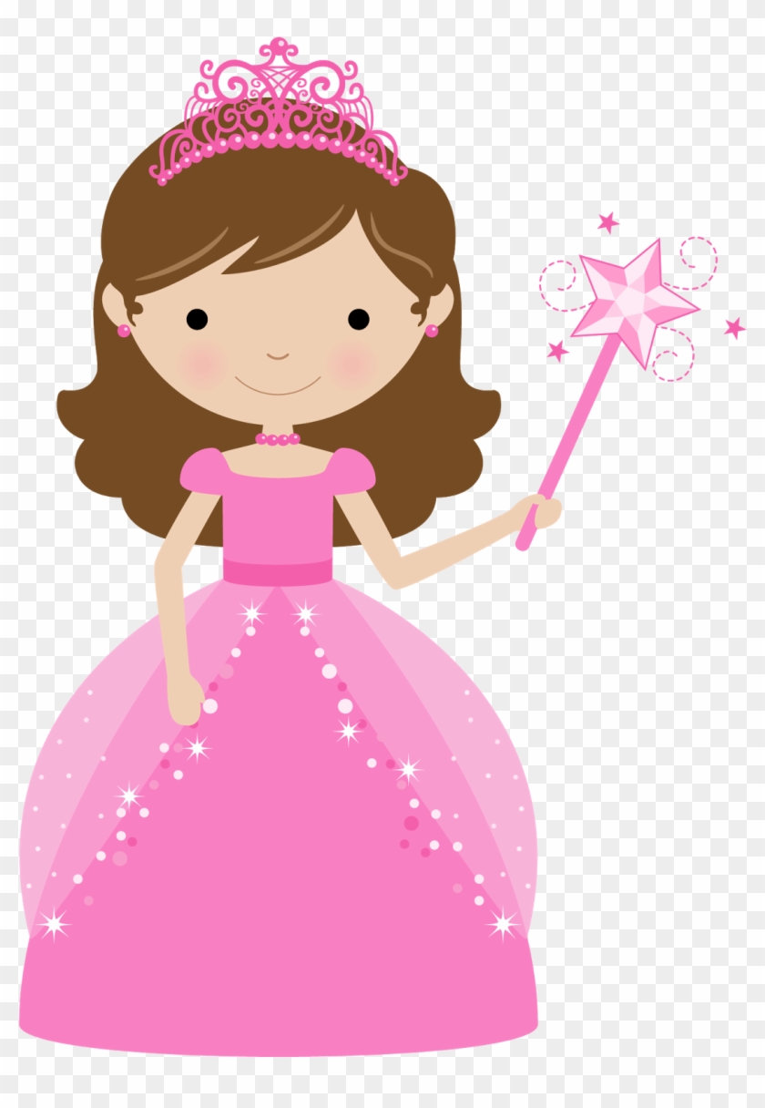 Princess Girl Cliparts - Princess With Crown Clipart #324249