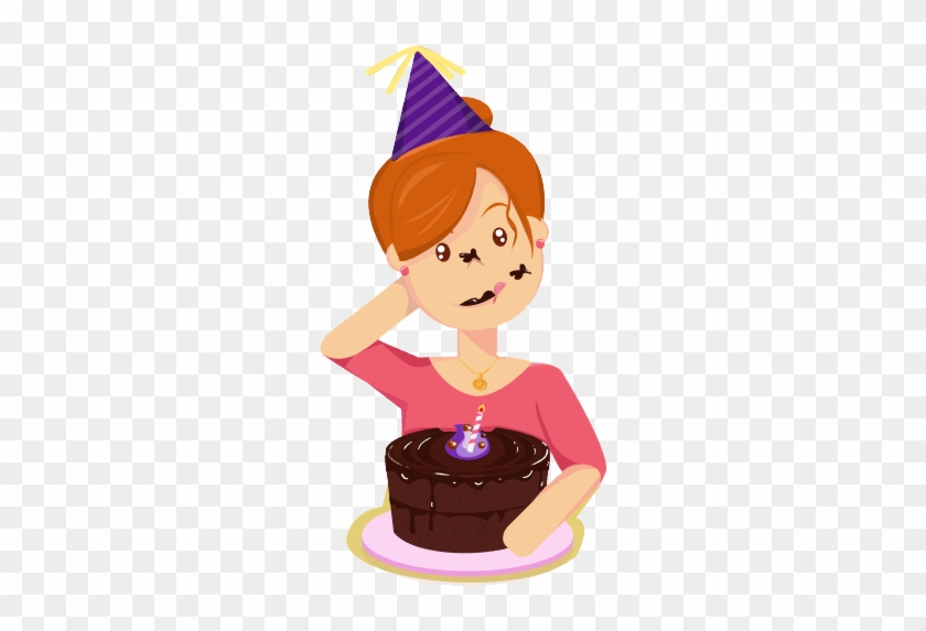 Eating Cake Clipart - Girl Eat Cake Clipart #324257