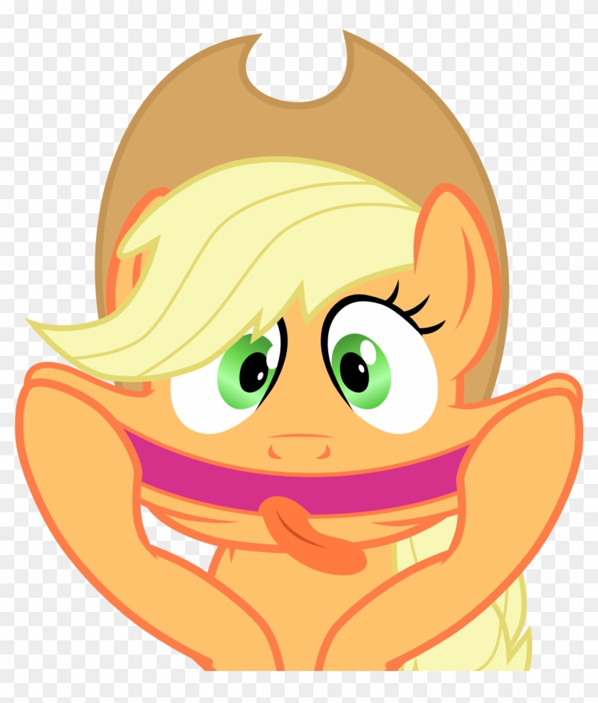 Chipmagnum, Funny Face, Safe, Simple Background, Transparent - My Little Pony Funny Faces #324274