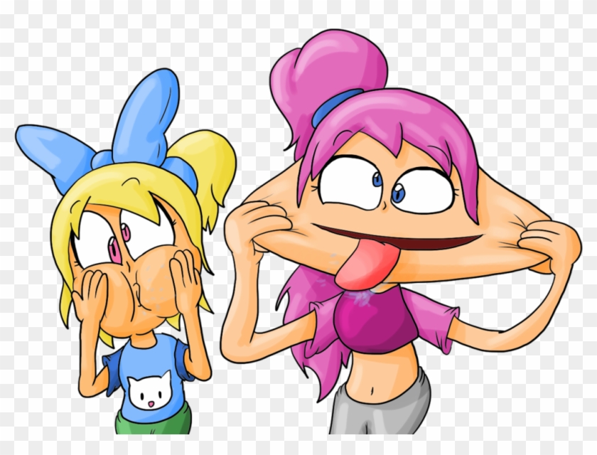 Silly Sister Faces By Juacoproductionsarts - Cartoon #324278