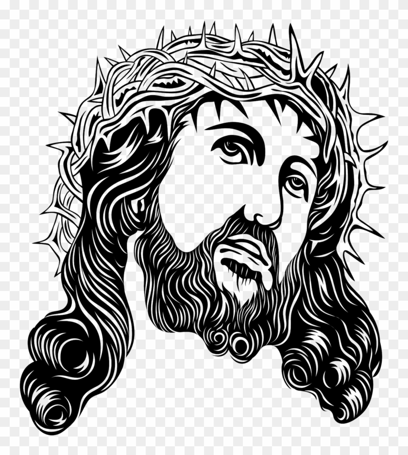 Crown Of Thorns Holy Face Of Jesus Clip Art - Crown Of Thorns Holy Face Of Jesus Clip Art #324329
