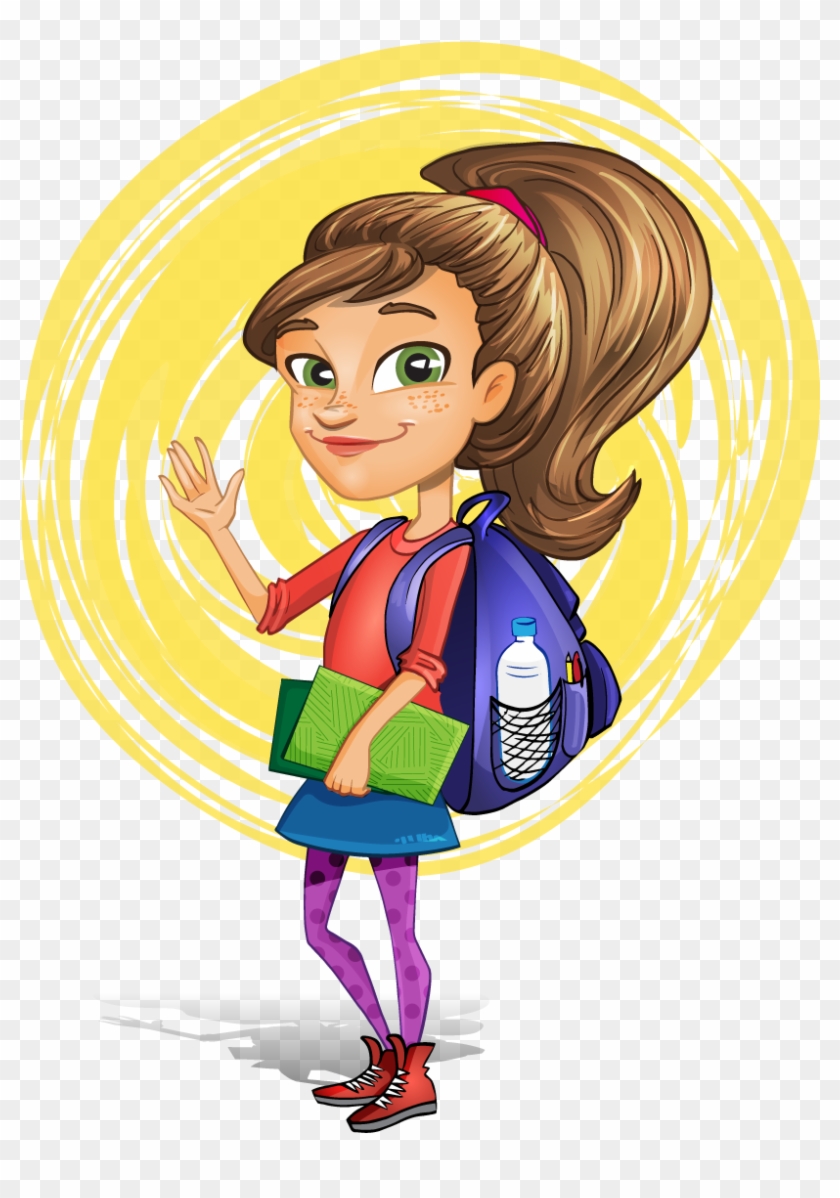 Png Getting Ready For School Transparent Getting Ready - Cartoon Characters  Going To School - Free Transparent PNG Clipart Images Download