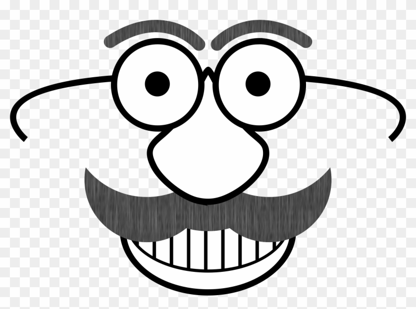 Silly Face 2 Remix - Smiley Face Black And White Png #324307