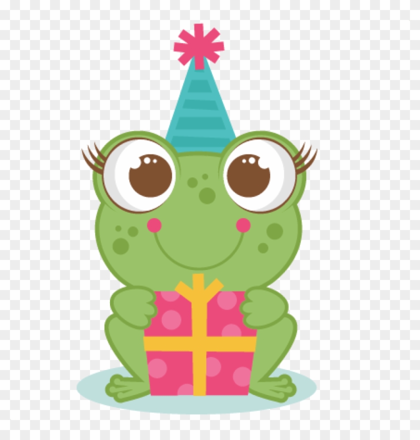 Girl Clipart Frog - Cute Birthday Clip Art #324328