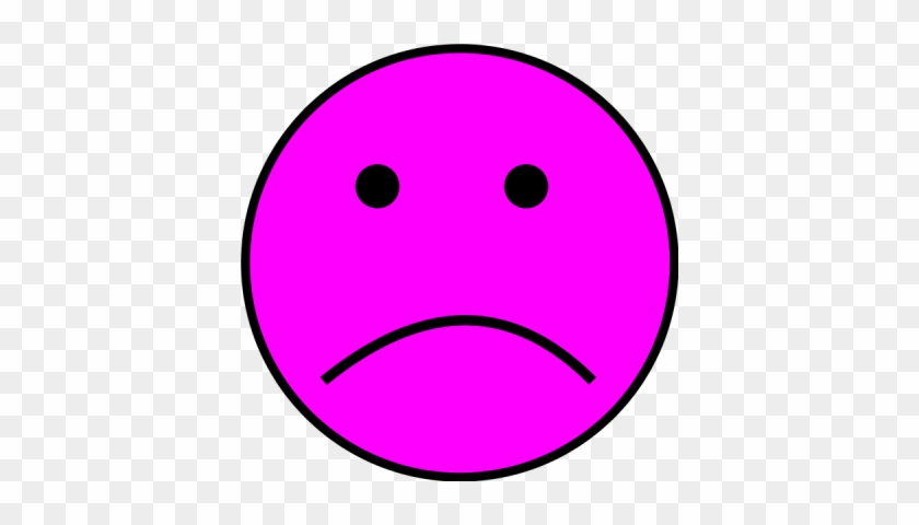 Orange Sad Face Clipart Clipartix - Sad Smiley #324363