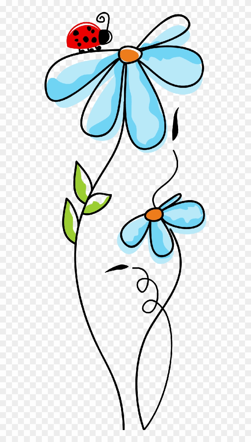 Flores Ilustraciones En Png Para Artesanía Y Diseños - Dibujos Bonitos De  Flores A Color - Free Transparent PNG Clipart Images Download