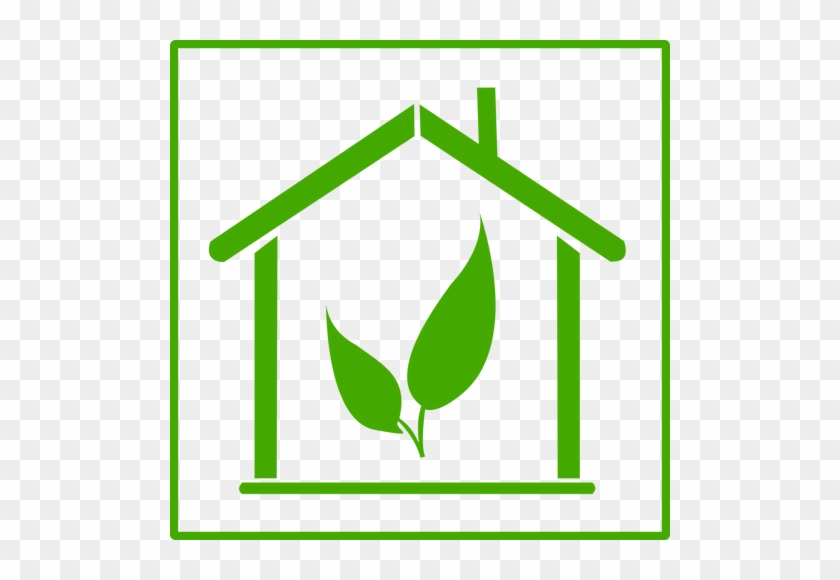 Icono Eco Casa Vector - Green House Icon #324392