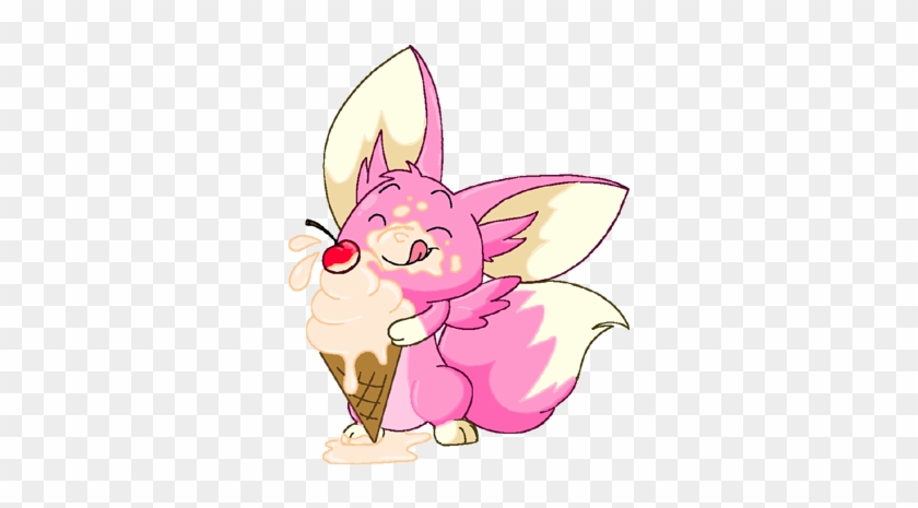 Faellie Eating Ice Cream - Cartoon #324418