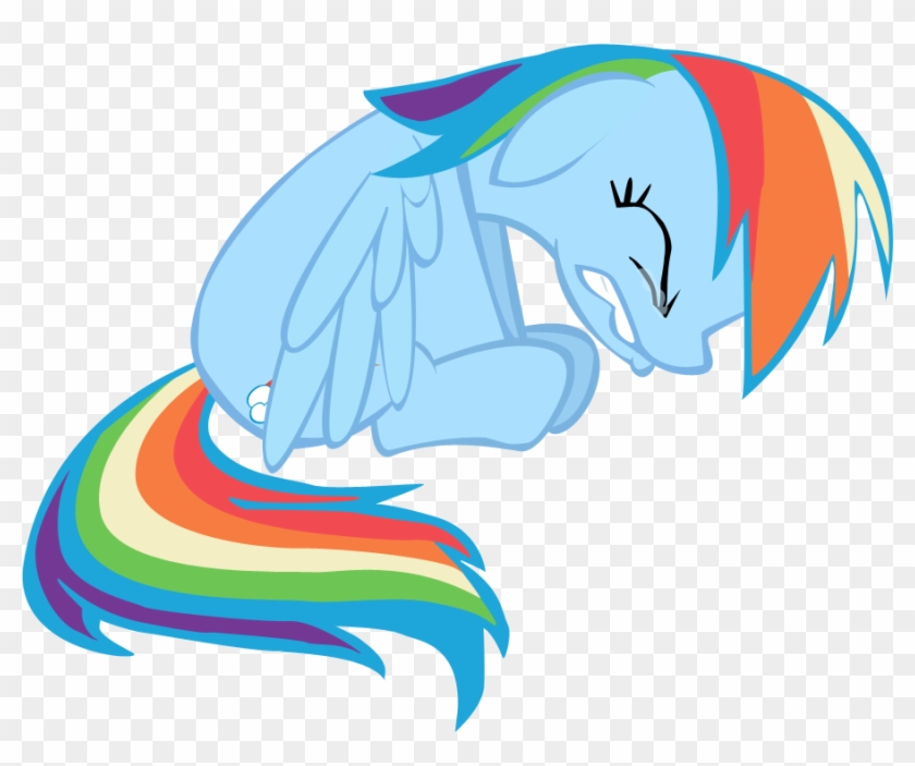 Uhh A Little Help - Rainbow Dash Sad Png #324439