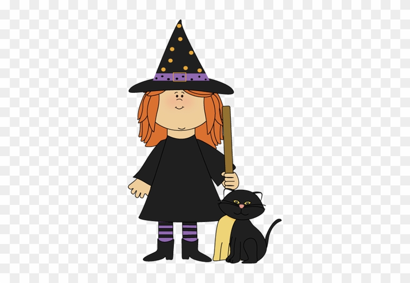 Witch And Cat Clipart #324510