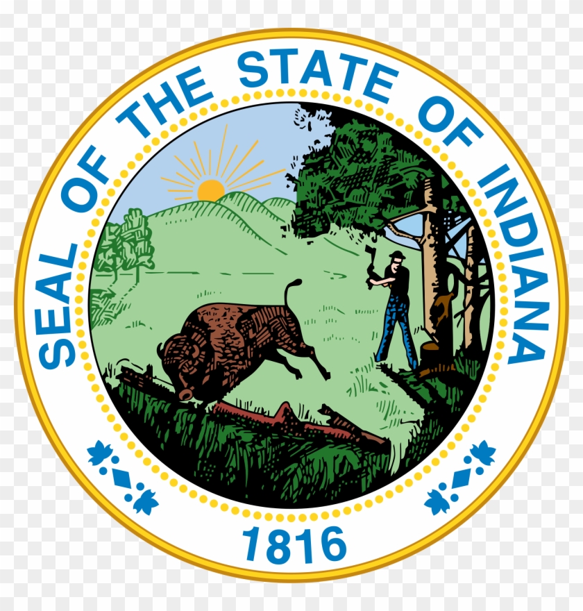 Indiana State Seal - Seal Of The State Of Indiana #324562