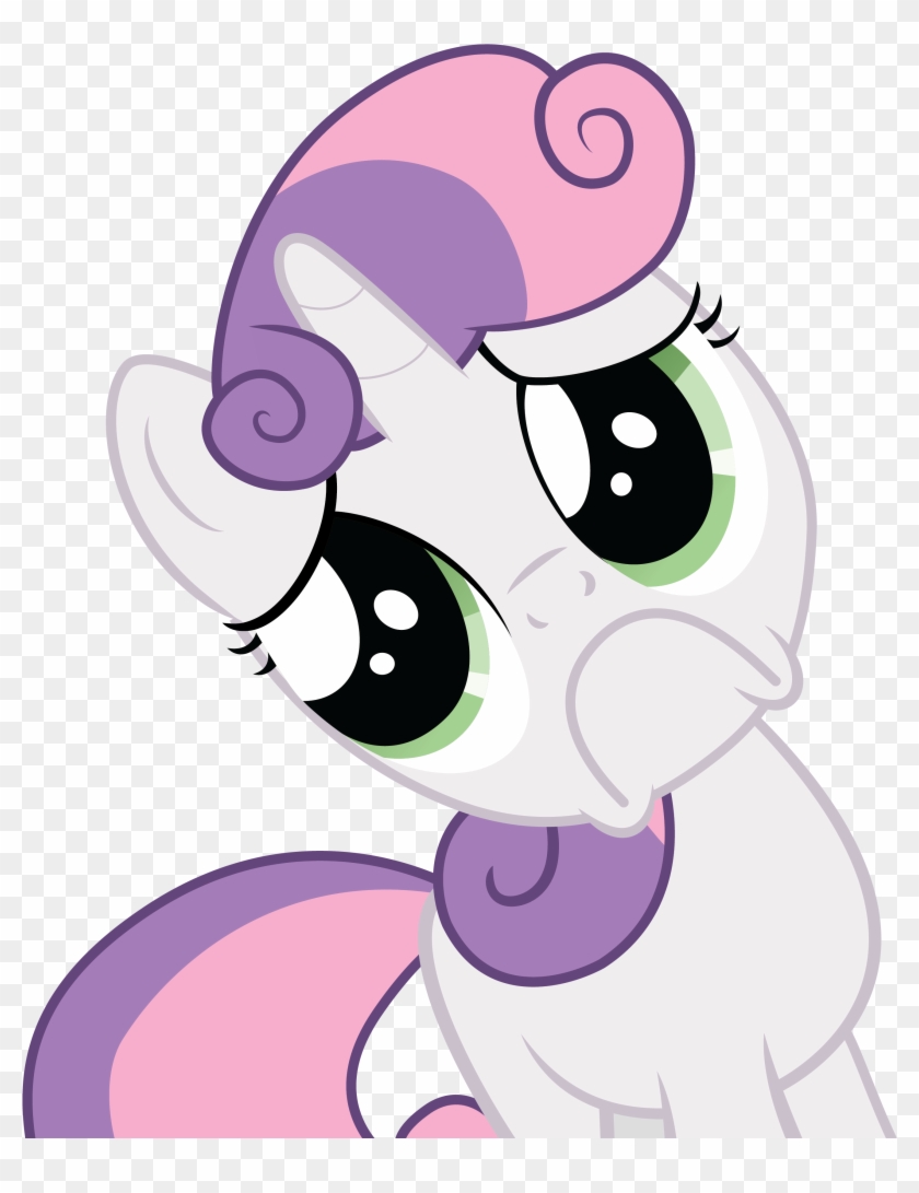 Sad Face Girl Cartoon For Kids - Sweetie Belle Sad Face #324598