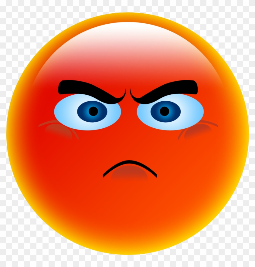 Anger Smiley Emoticon Face Clip Art - Angry Emotions 