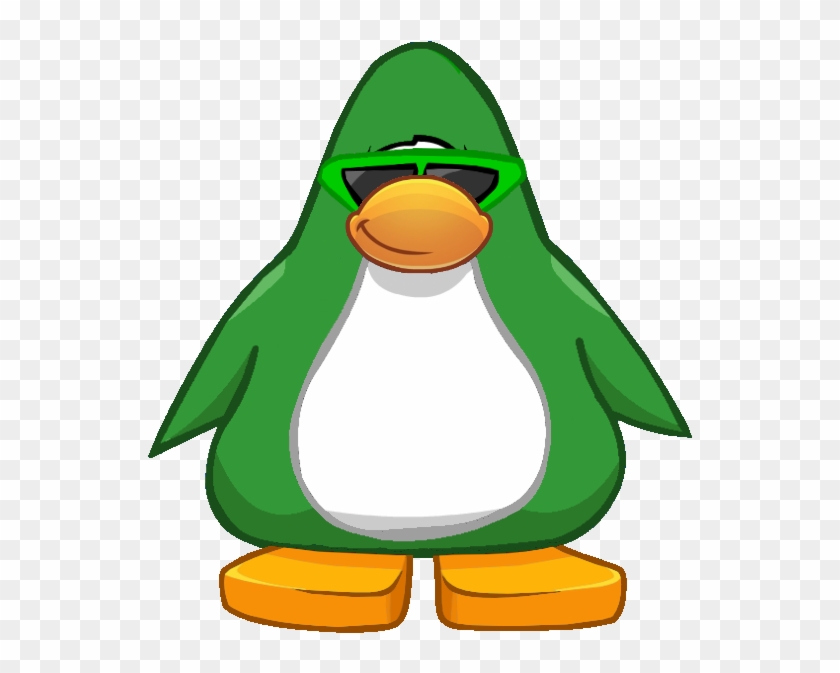 Green Sun Glasses 2013 Version Pc - Purple Club Penguin #324635