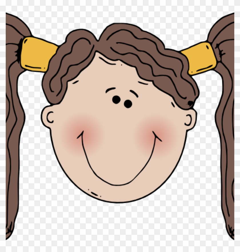 Face Clipart Girl Face Clip Art At Clker Vector Clip - All About Me Thematic Unit Web #324661