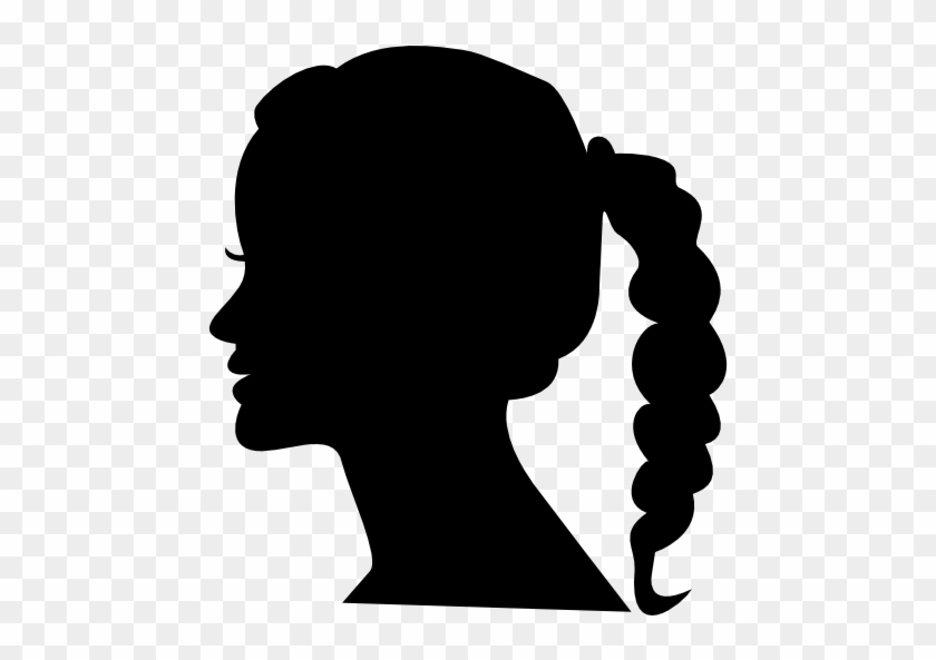 People, Side View, Woman, Hair Salon, Silhouette, Female - Side View Face Clipart #324669