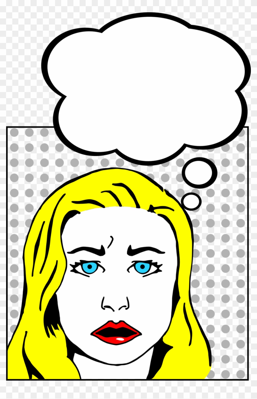 Worried Woman - Speech Bubble With Person #324696