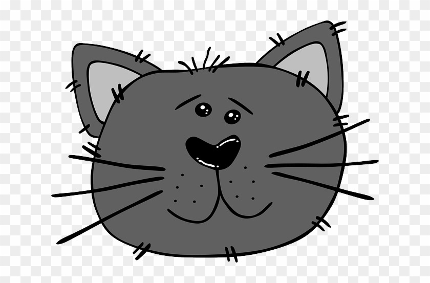Animals, Cat, Head, Mouse, Angry, Faces, Face, Cartoon - Cartoon Cat Face No Background #324702