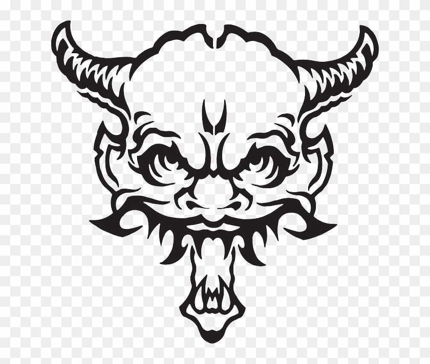 Fear Face, Devil, Monster, Horns, Demon, Fear - Demon Vector #324733