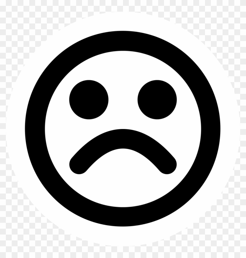 Best Of Sad Face Clip Art Black And White - Black And White Sad Face #324744