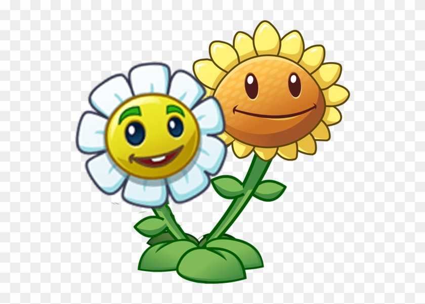 Sunflower Clipart Plant Vs Zombie - Pvz 2 Twin Sunflower #324762