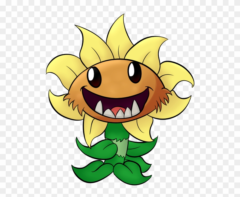 Image Primal Sunflower Fanart Png Plants Vs Zombies - Fan Art #324783