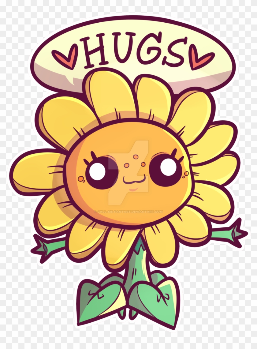 ❤ Stickers ❤️ - Cute Pvz Sunflower #324794