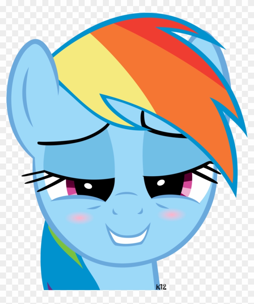 Katze2012, Blushing, Rainbow Dash, Safe, Simple Background, - Rainbow Dash In Shades #324813