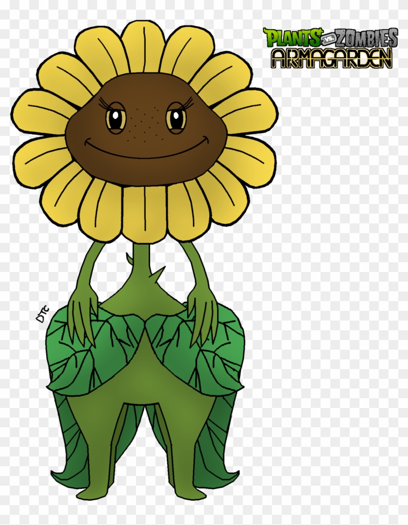 Plants Vs Zombies Sunflower Vector By 2bitmarksman-d6ly460 - Pvz Armagarden #324823
