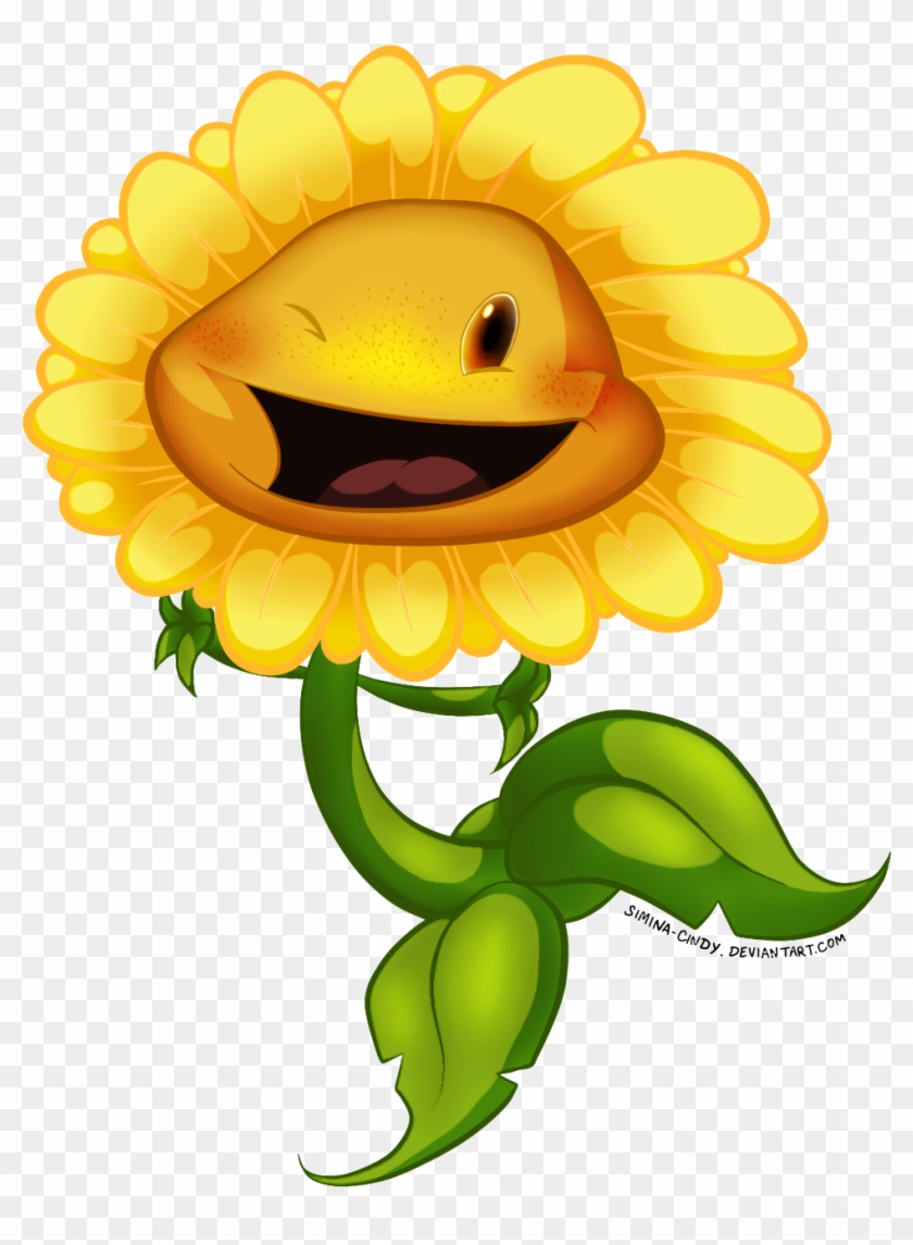 Rise And Shine By Simina-cindy - Plants Vs Zombies Garden Warfare Sunflower Cartoon #324886