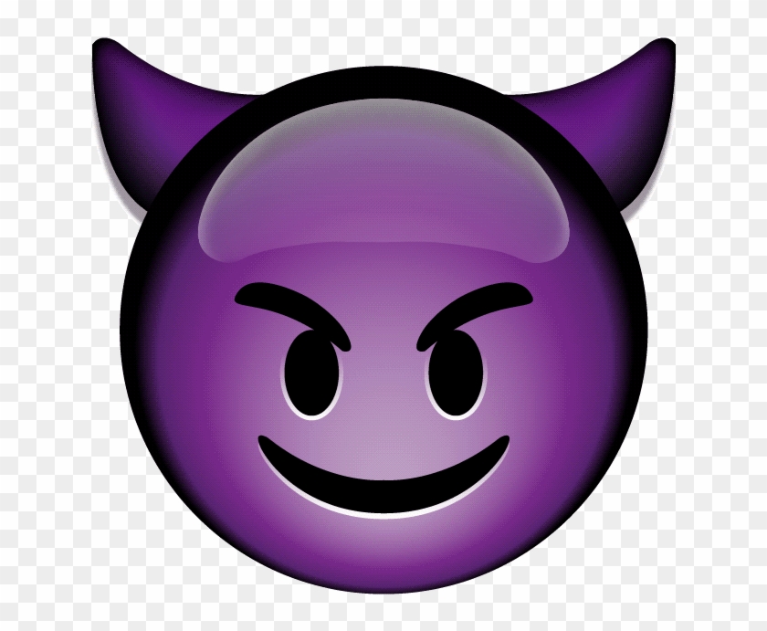 Zonawarez Smiling Face With Horns Emoji Png Full Size PNG Clipart