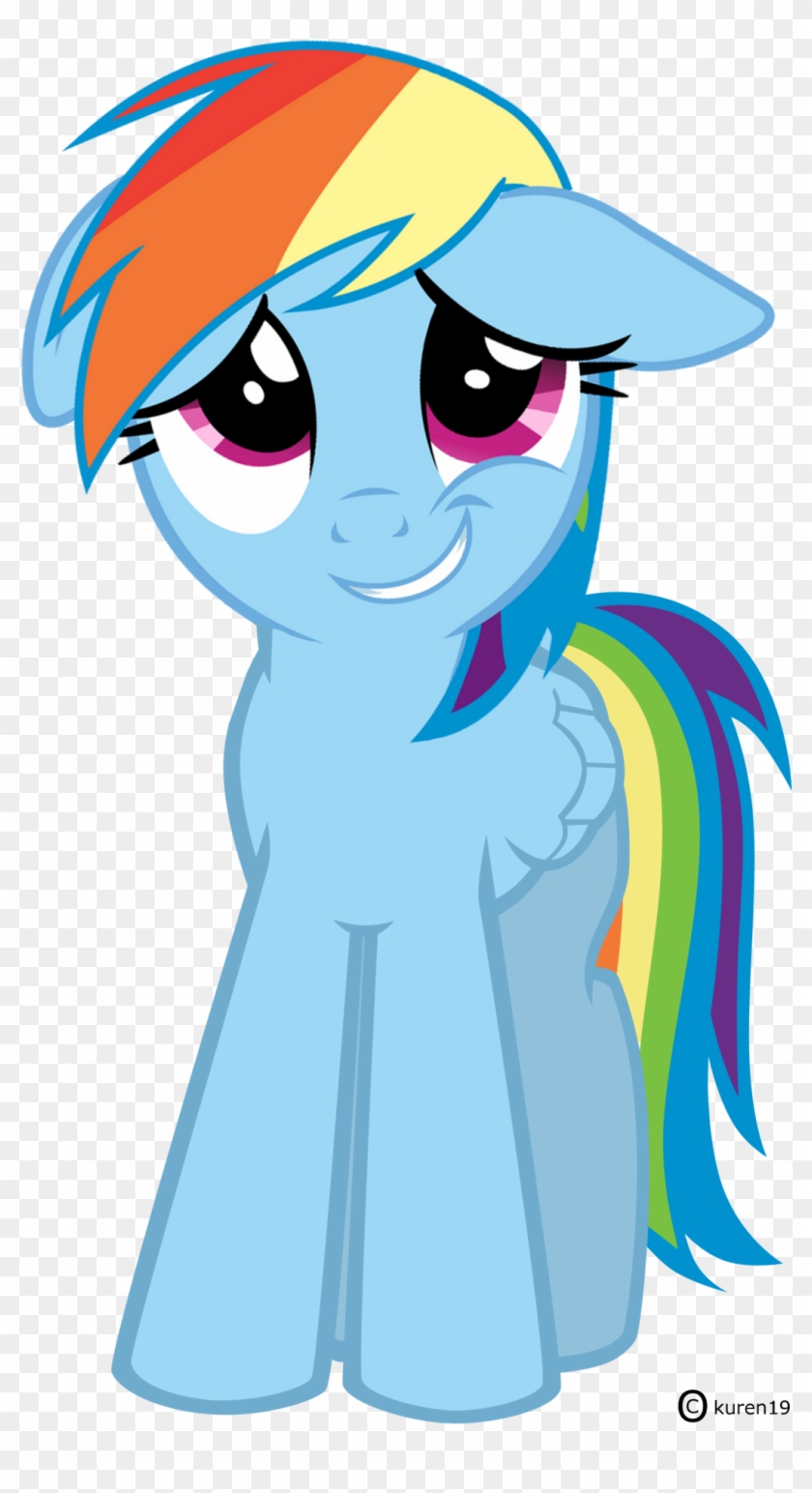 Kuren247, Embarrassed, Rainbow Dash, Safe, Simple Background, - Rainbow Dash #324913