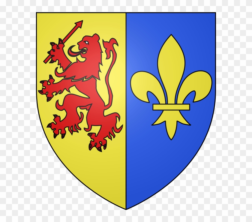 Tandis Que La Fleur De Lys Symbolise La Reconnaissance - De Briquessart Coat Of Arms #324967